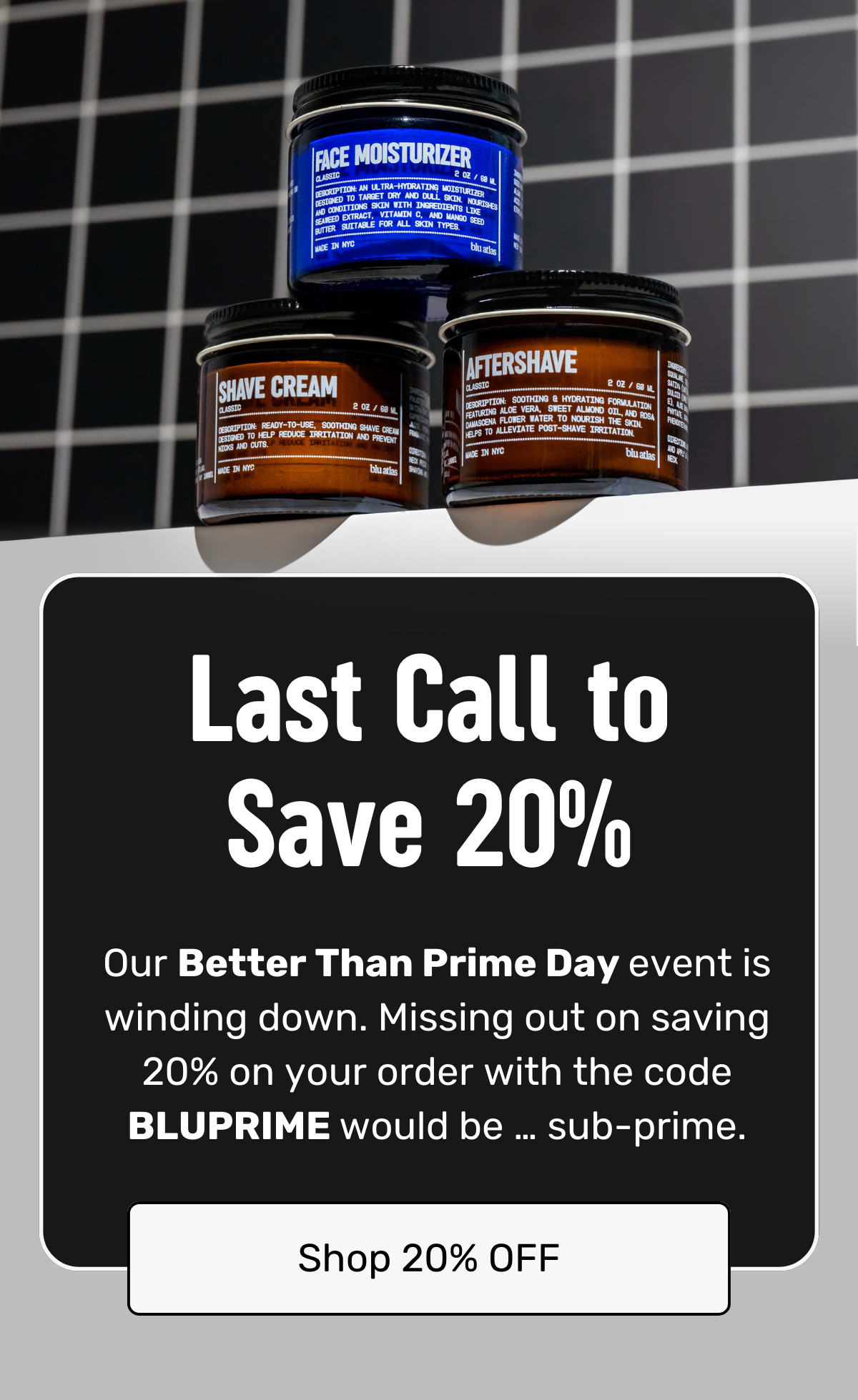 Last Call to Save 20% 