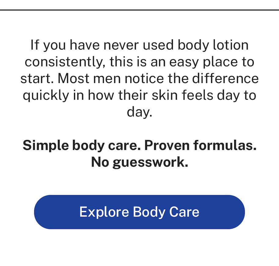 Explore body care