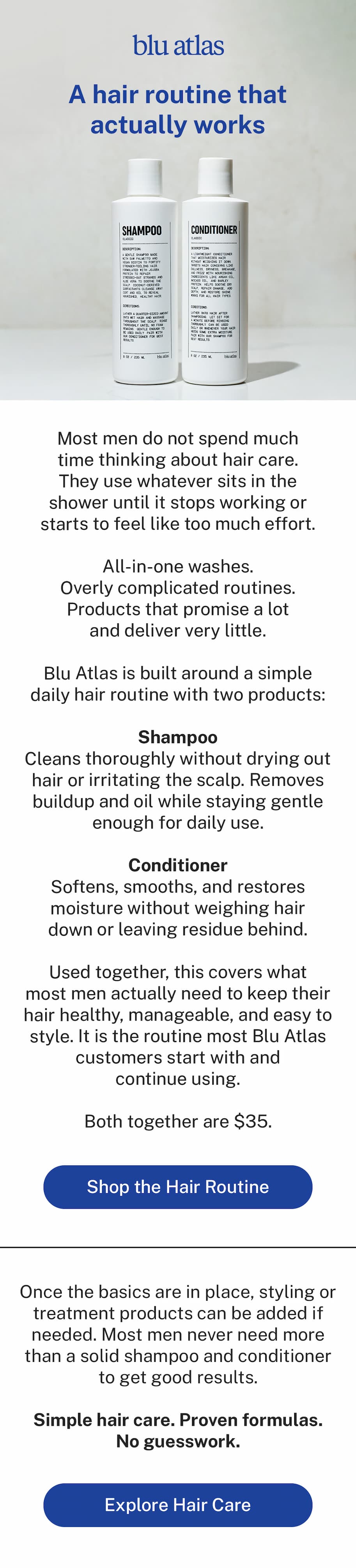 A hair care routine that actually works