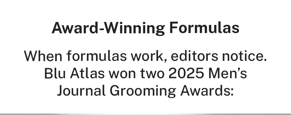 Award winning formulas