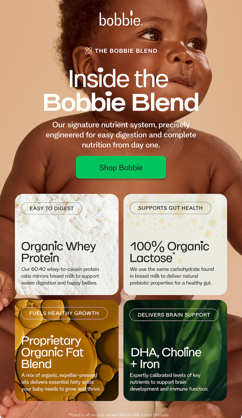 Inside the Bobbie Blend