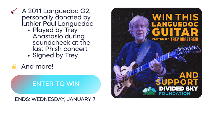 Win Trey's signed Languedoc guitar