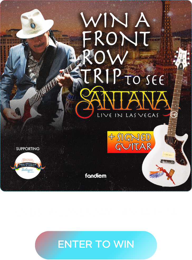 Win a trip to see Santana