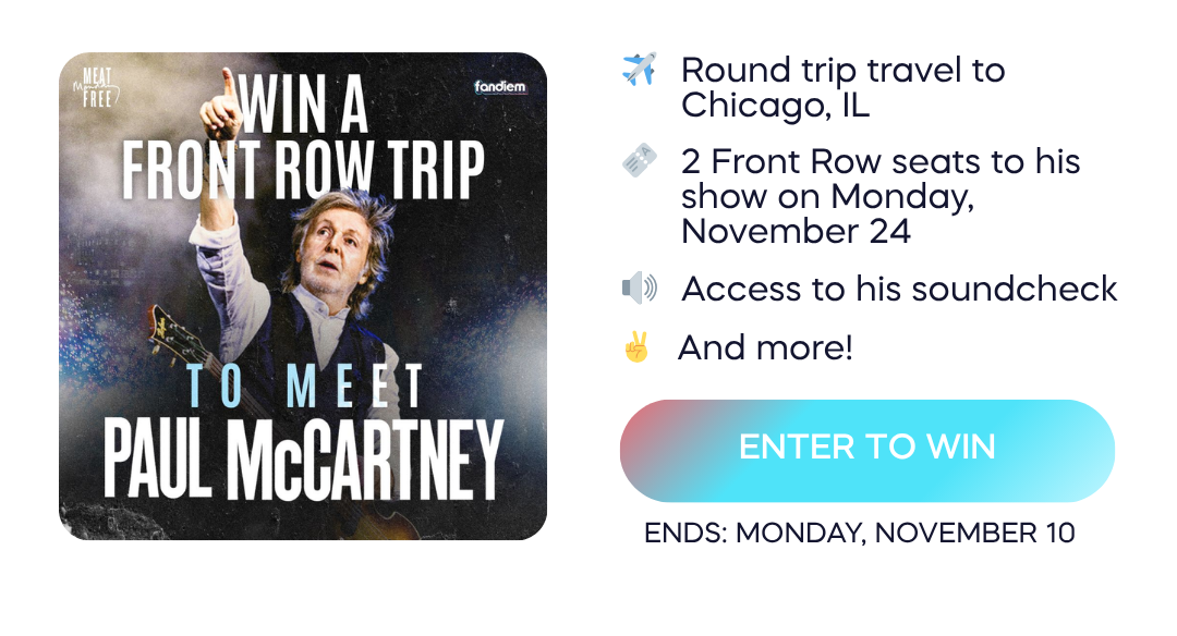 Win a trip to meet Paul McCartney