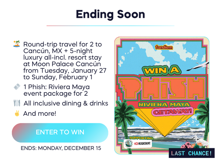 Win a trip to see Phish