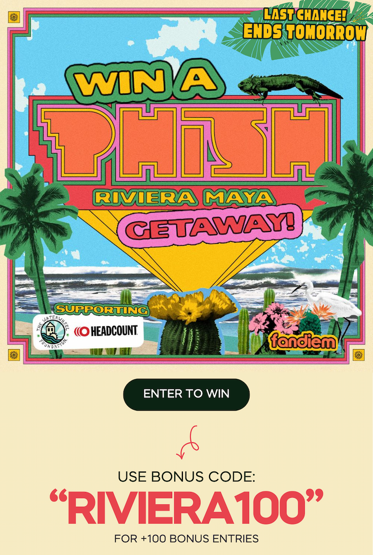 Win a trip to see Phish