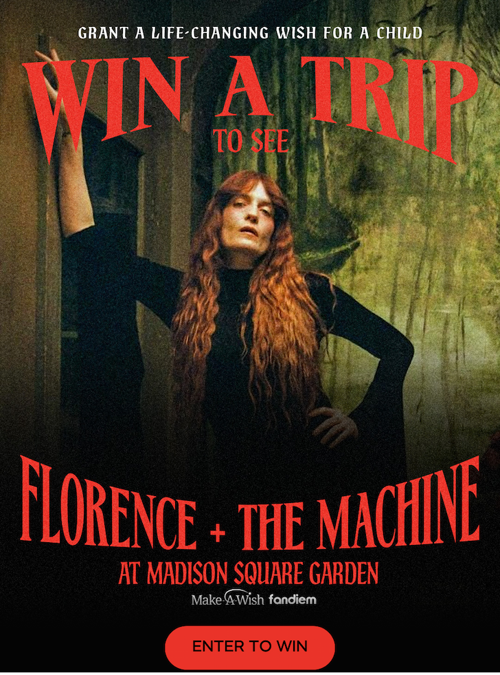 Win a trip to see Florence + the Machine