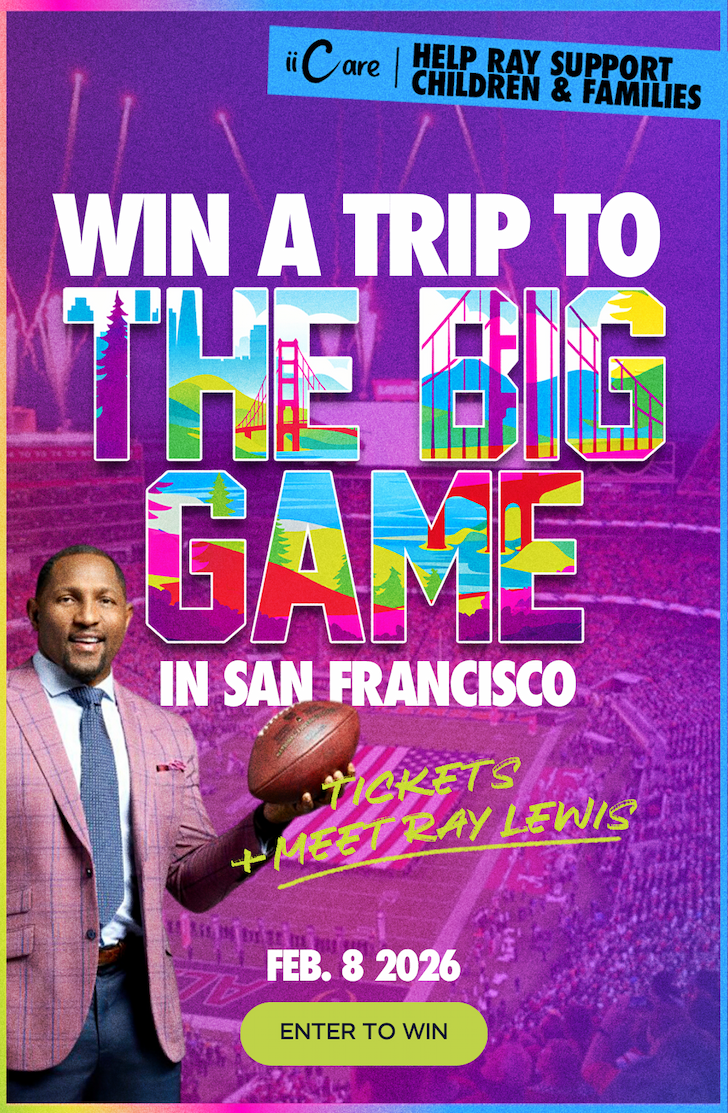Win a trip to the Big Game & meet Ray Lewis
