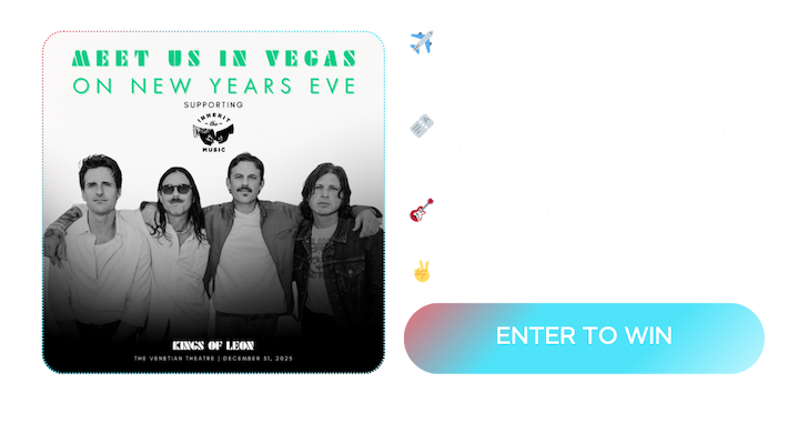 Win a trip to meet Kings of Leon