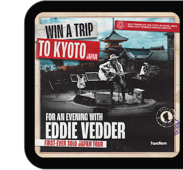 Win a trip to see Eddie Vedder
