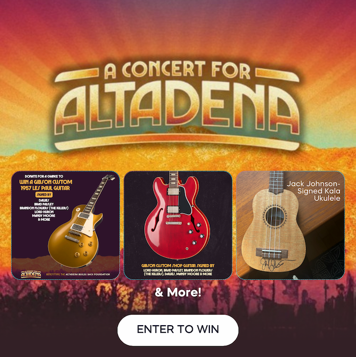 Win a trip to the Concert for Altadena (Dawes, Brandon Flowers, Lord Huron, Jack Johnson & more)