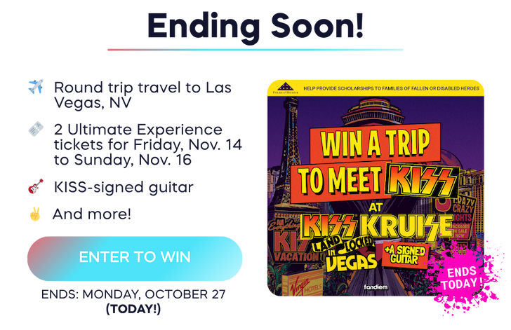 Win a trip to meet Kiss