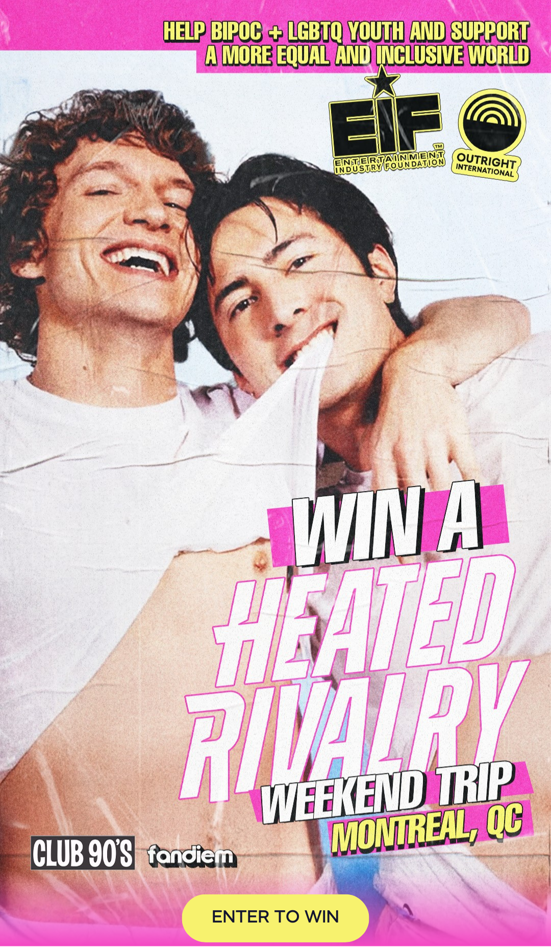 Win a trip to Heated Rivalry