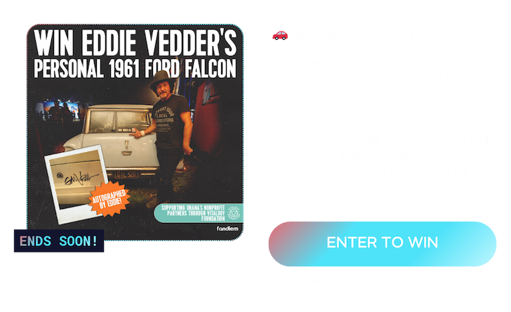 Win Eddie Vedder's 1960s Ford Falcon