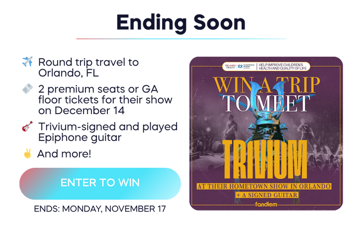 Win a trip to meet Trivium