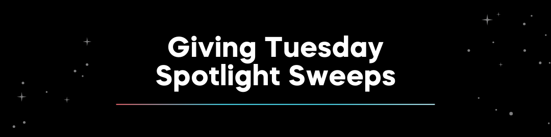 Giving Tuesday Spotlight Sweeps