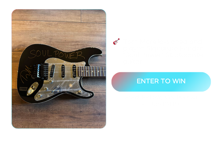 Win Tom Morello's guitar