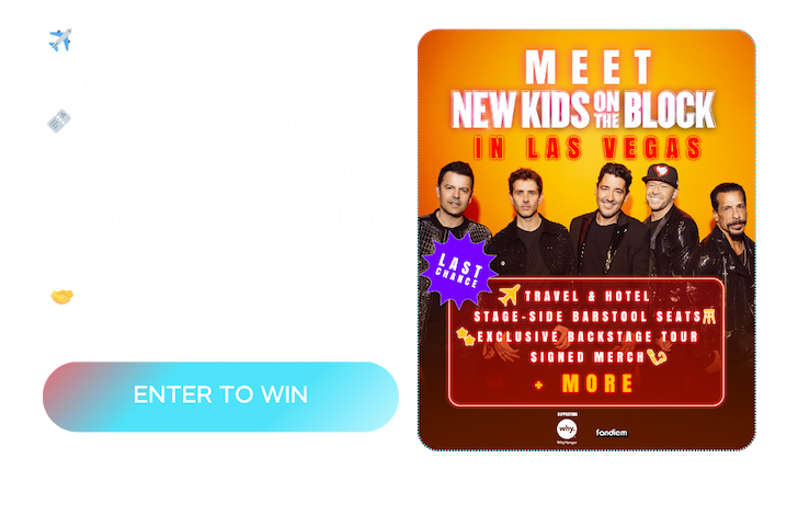 Win a trip to meet NKOTB