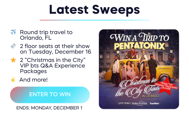 Win a trip to meet Pentatonix