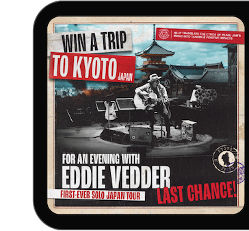 Win a trip to see Eddie Vedder