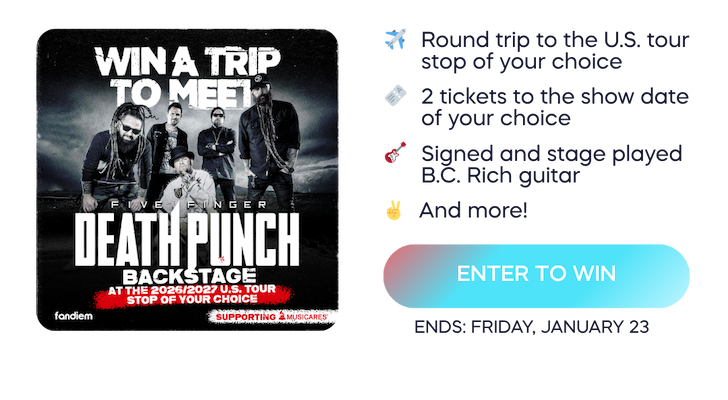 Win a trip to meet Five Finger Death Punch
