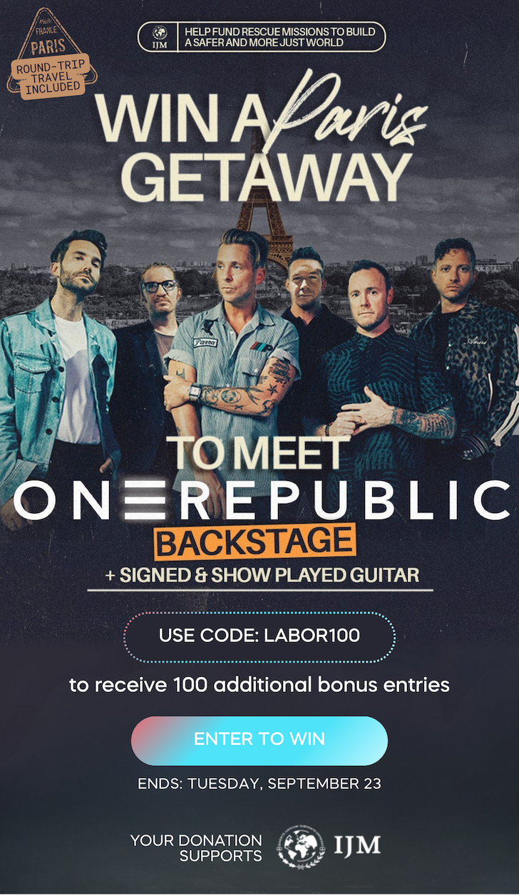 Win a Paris getaway to meet OneRepublic