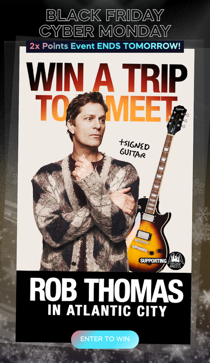 Win a trip to meet Rob Thomas