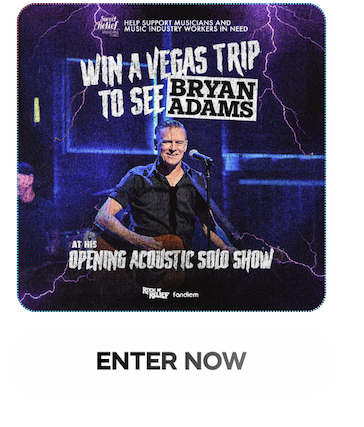 Win a trip to see Bryan Adams