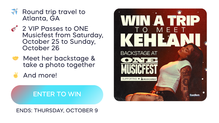 Win a trip to meet Kehlani