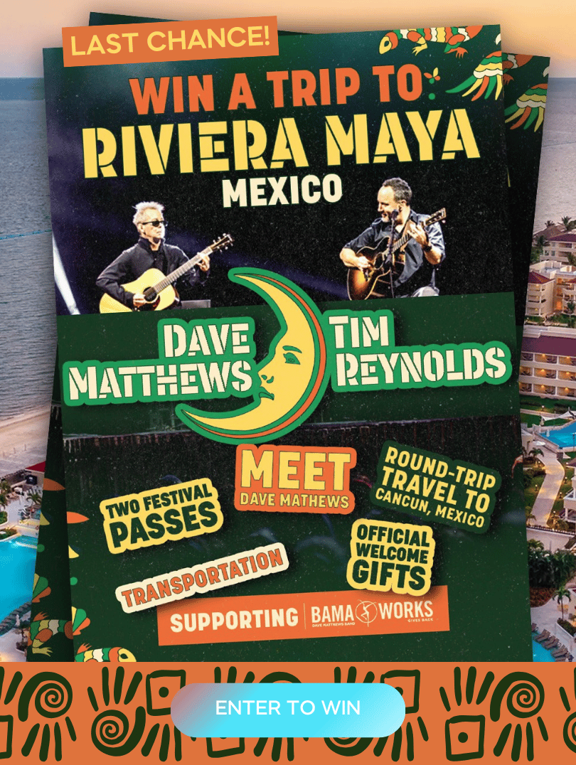 Win a trip to meet Dave Matthews & Tim Reynolds