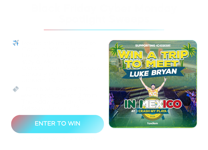 Win a trip to meet Luke Bryan