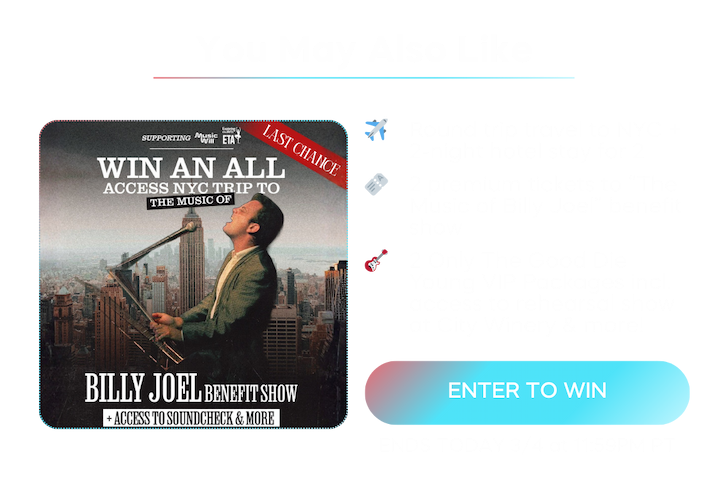 Win a trip to see the Music of Billy Joel