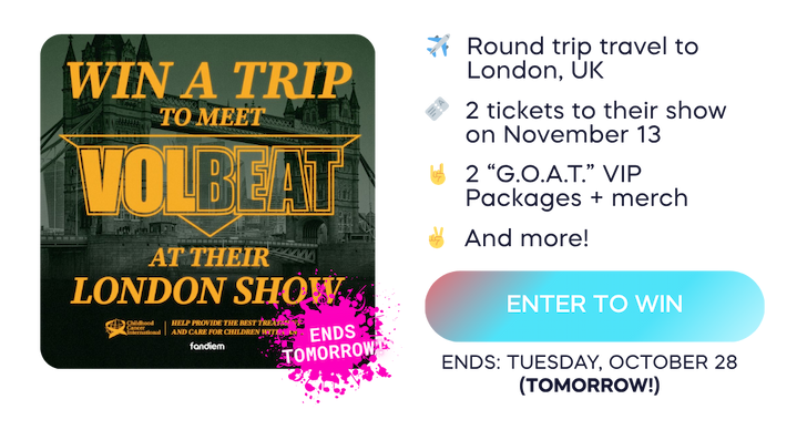 Win a trip to meet Volbeat
