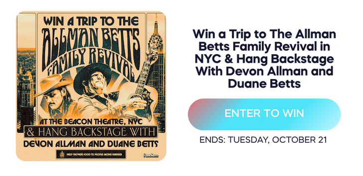 Win a trip to meet The Allman Betts Family