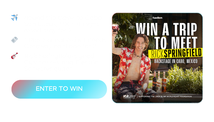 Win a trip to meet Rick Springfield