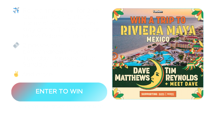 Win a trip to meet Dave + Tim