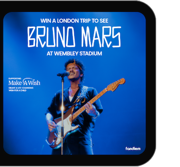 Win a trip to see Bruno Mars