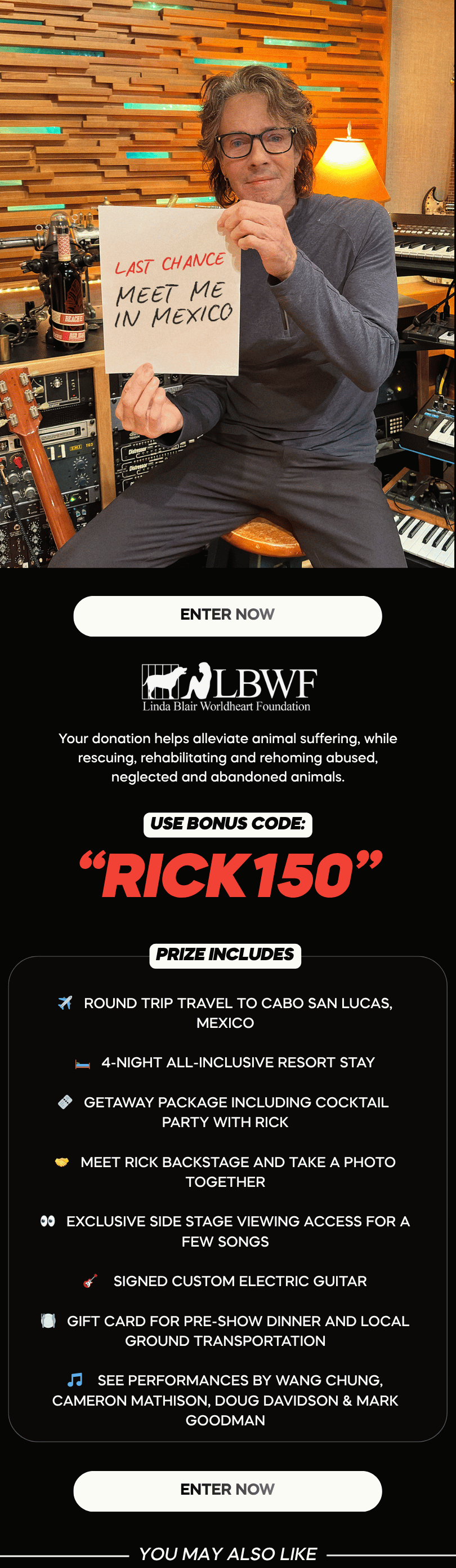 Win a trip to meet Rick Springfield