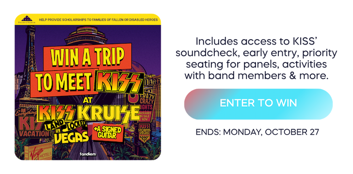 Win a trip to meet KISS