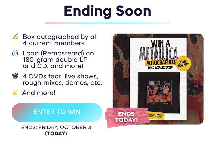 Win a Metallica autographed Load (remastered) box set