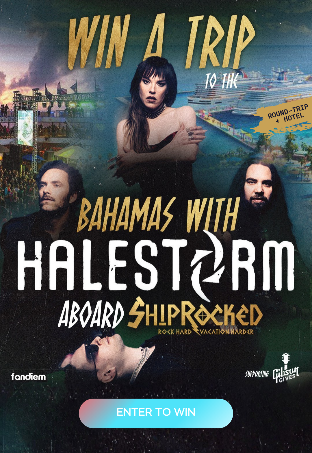 Win a trip to the Bahamas with Halestorm
