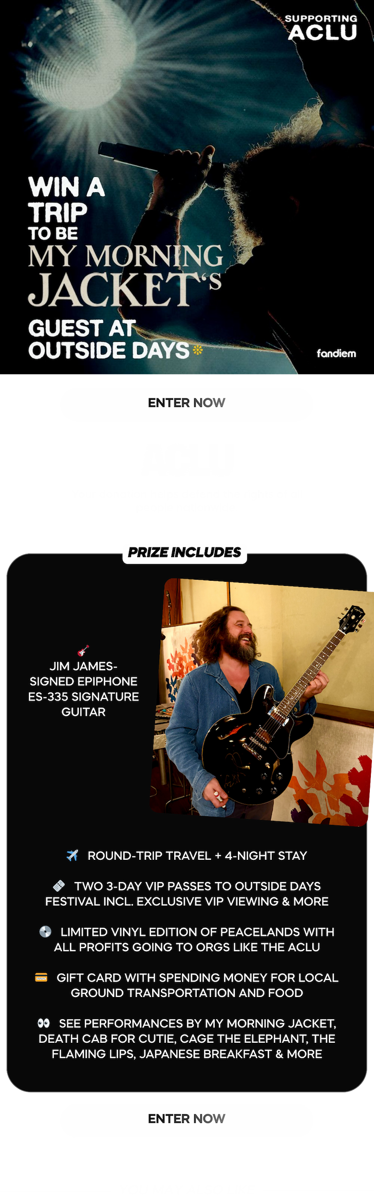 Win a trip to see My Morning Jacket at Outside Days Festival