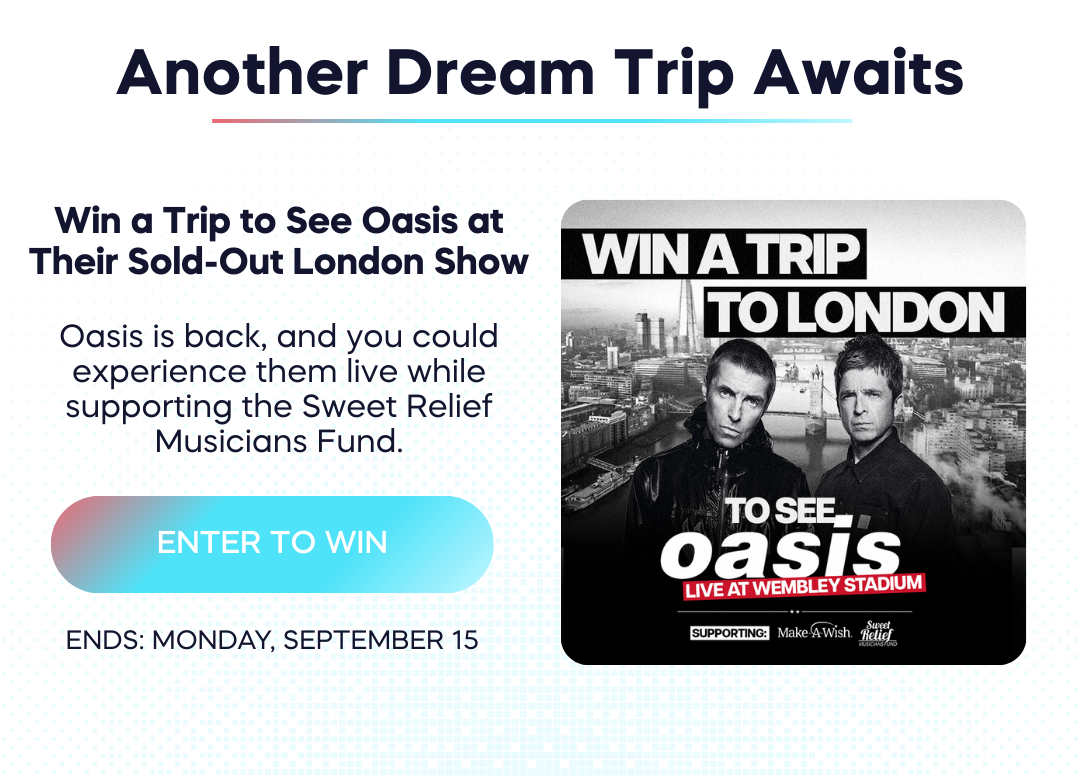 Win a trip to see Oasis