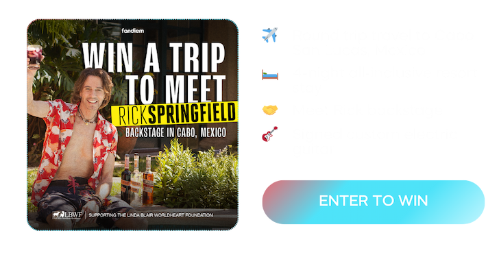 Win a trip to meet Rick Springfield