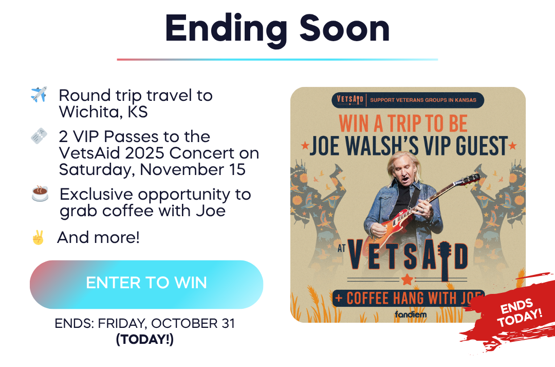 Win a trip to meet Joe Walsh