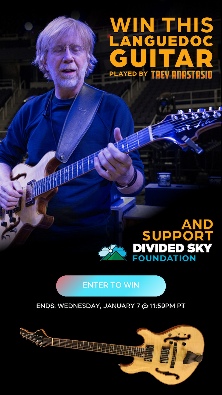 Win Trey's signed Languedoc electric guitar