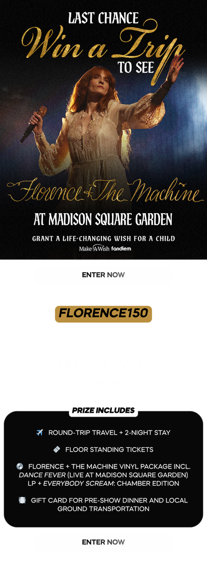 Win a trip to see Florence + The Machine