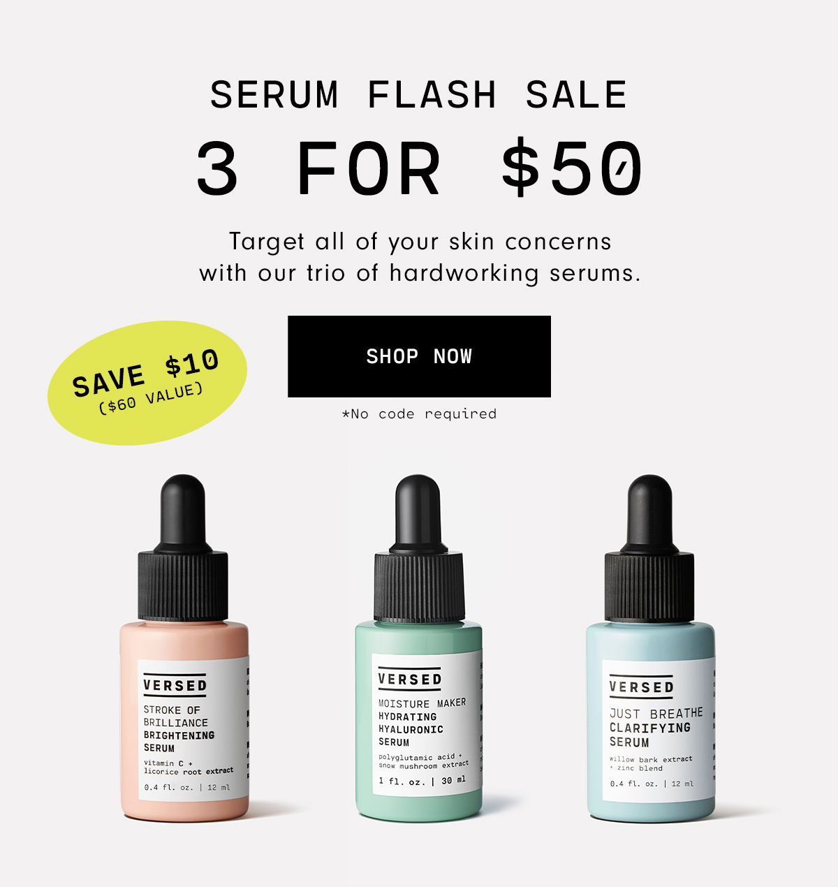 3for50Serums