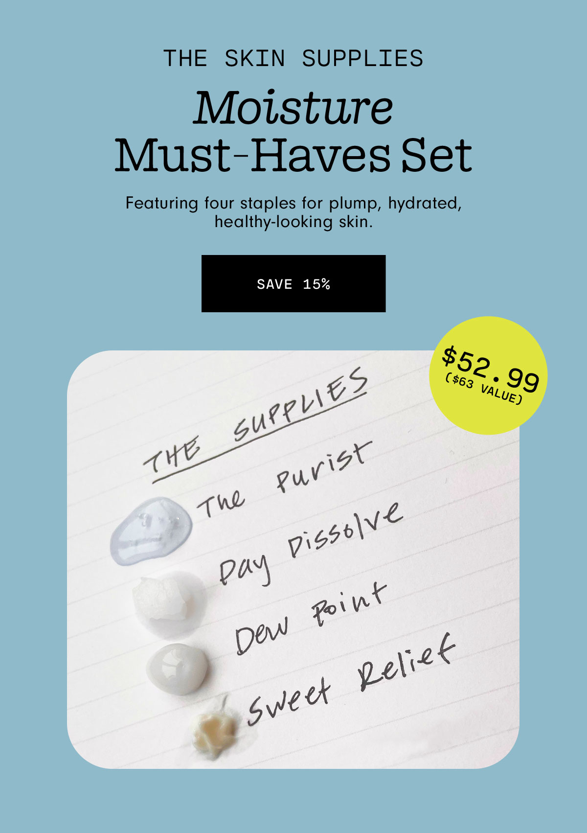 MoistureMustHaves