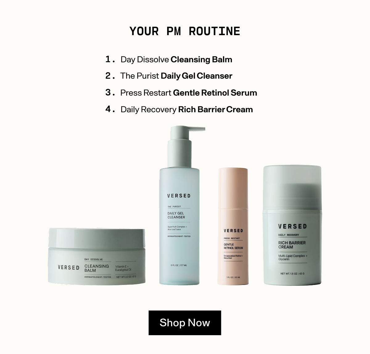 Your PM Routine - Shop Now